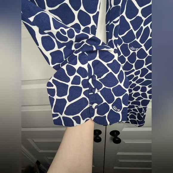 SEE DETAILS - Lilly Pulitzer Womens Size 8 Kristen Capri Cropped Navy Pants - Picture 14 of 15